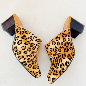 Very Volatile Leopard Print Mules